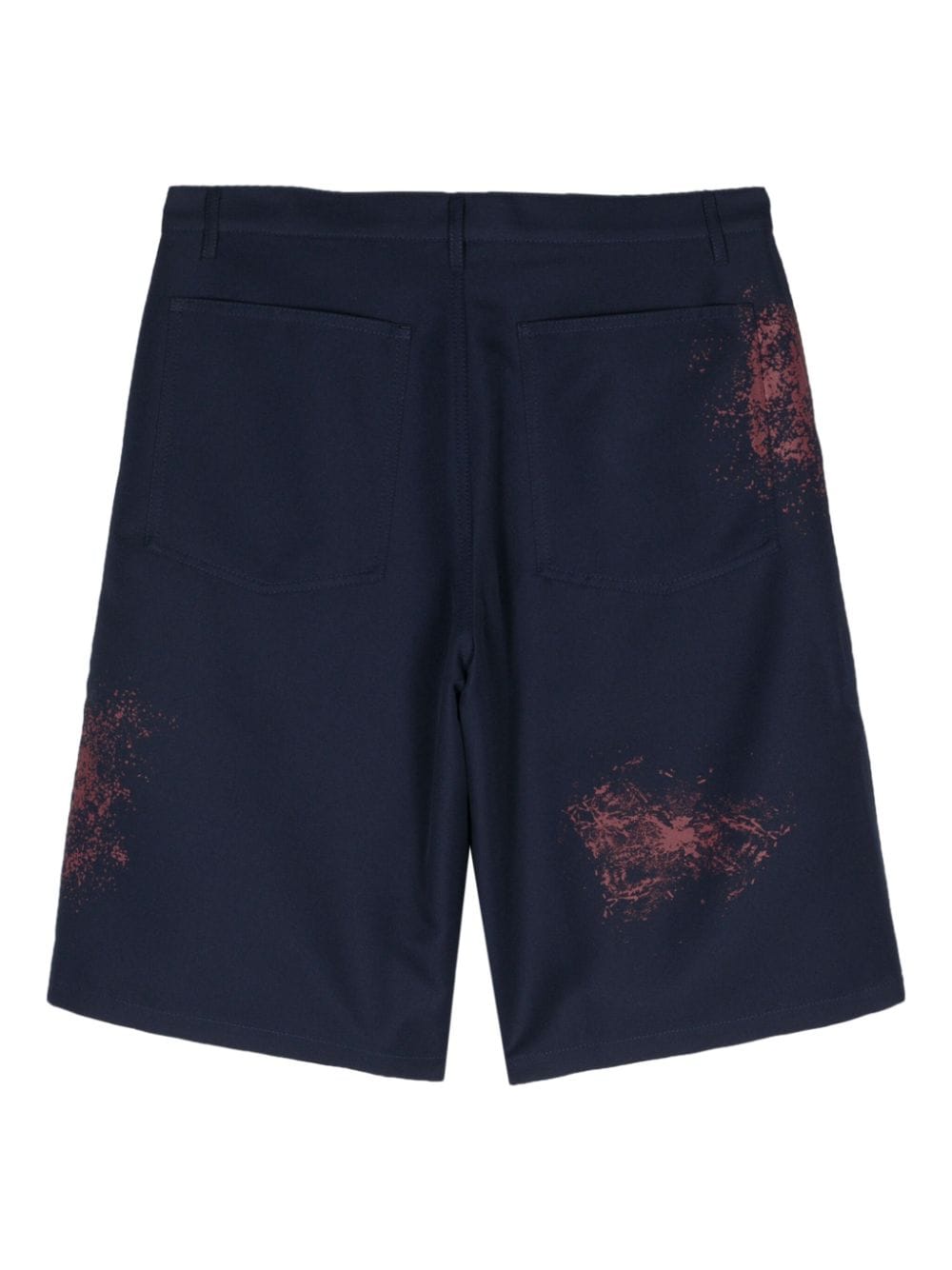 Comme Des Garcons Men's Paint Splatter-Detail Shorts