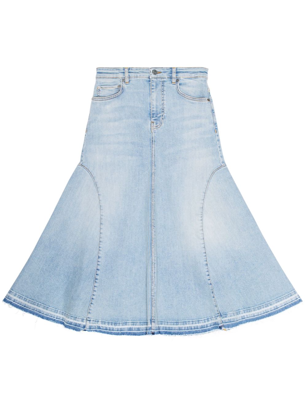Ganni Women's Skirts Clear Blue