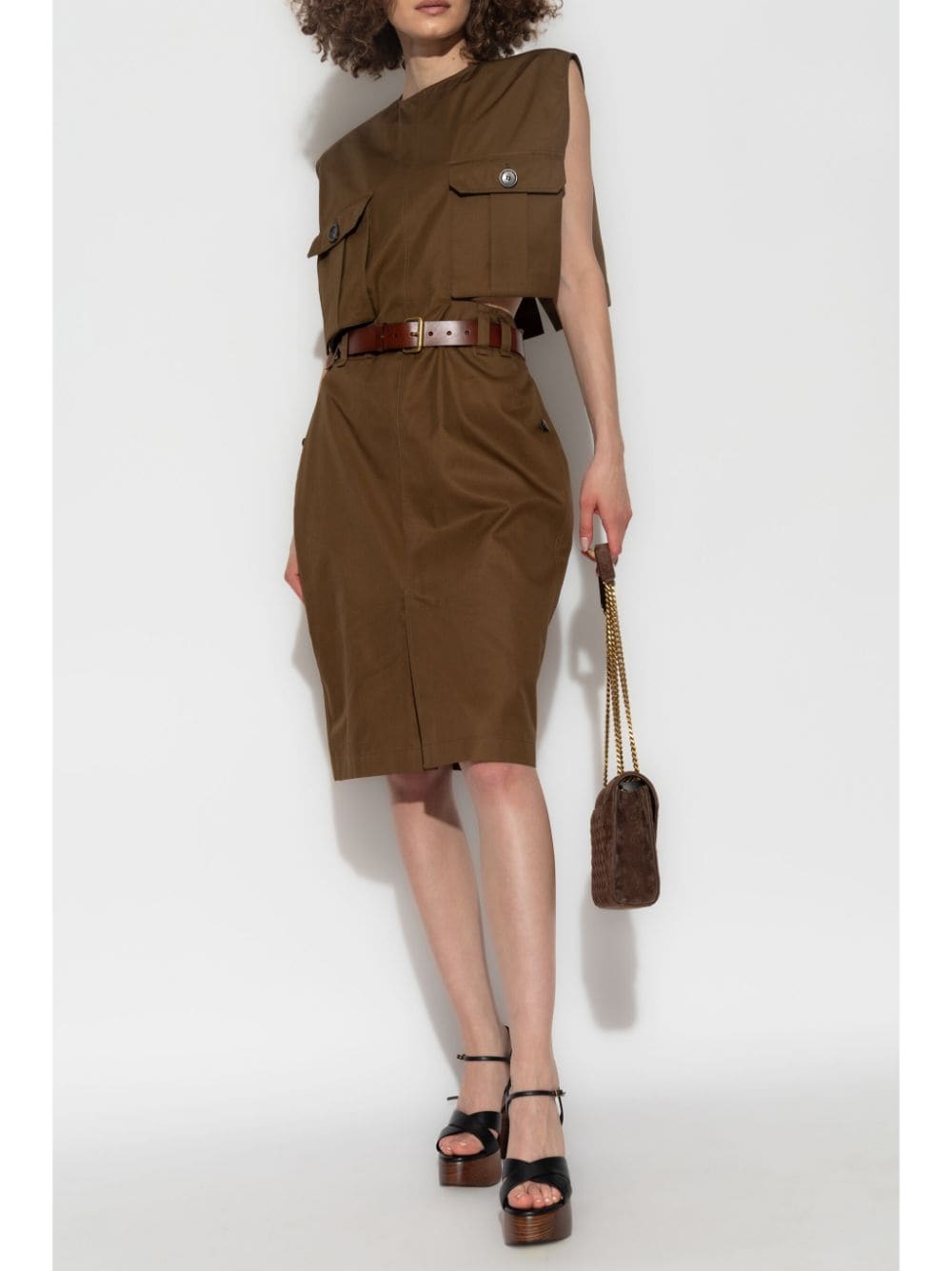 Saint Laurent Women's  Dresses Beige