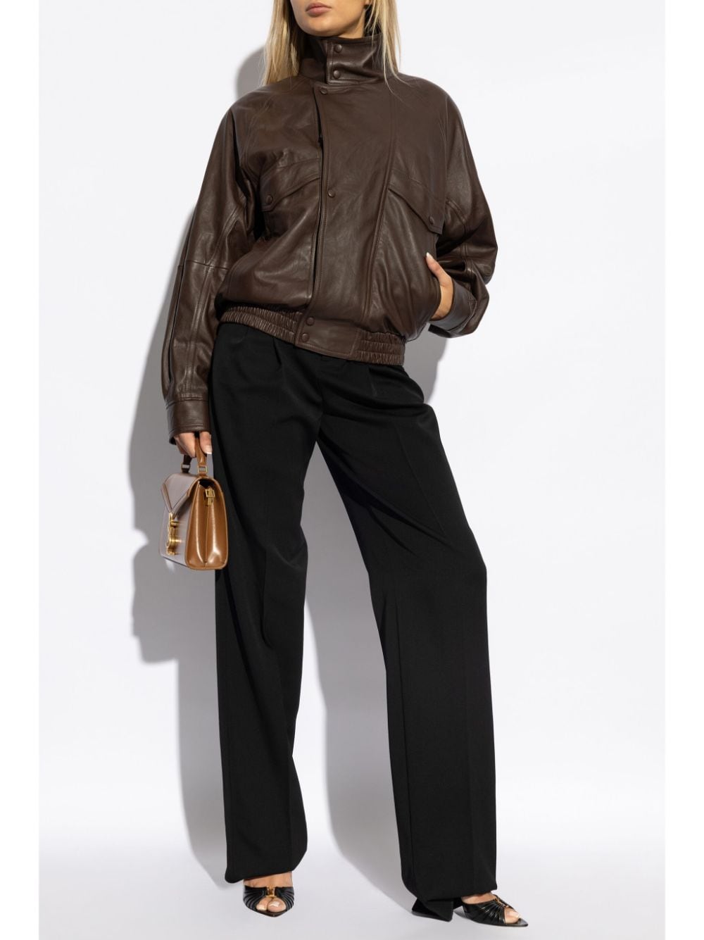 Saint Laurent Women's  Trousers Black