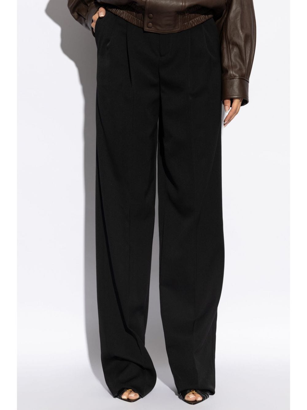 Saint Laurent Women's  Trousers Black