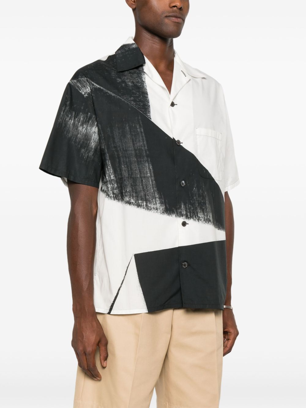 Alexander Mcqueen Men's Colourblock Shirt