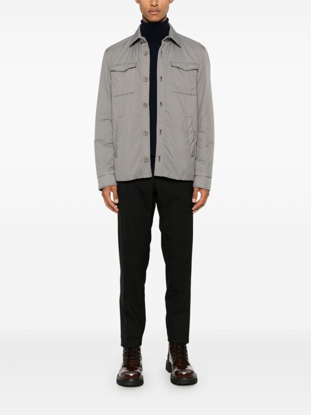 Herno Men's Jackets Grey