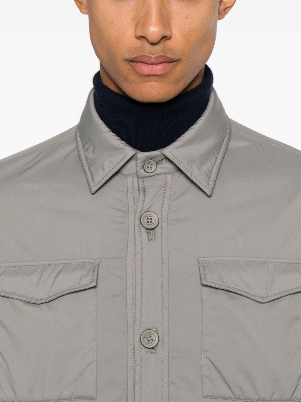 Herno Men's Jackets Grey