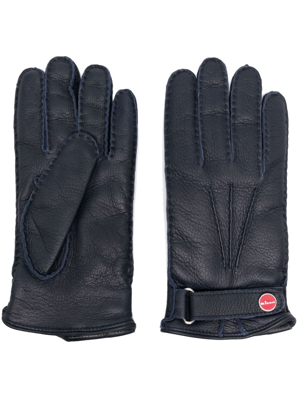 Kiton Men's Gloves Blue