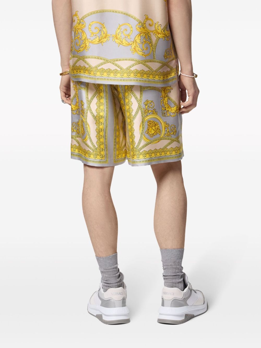 Versace Men's Shorts Golden