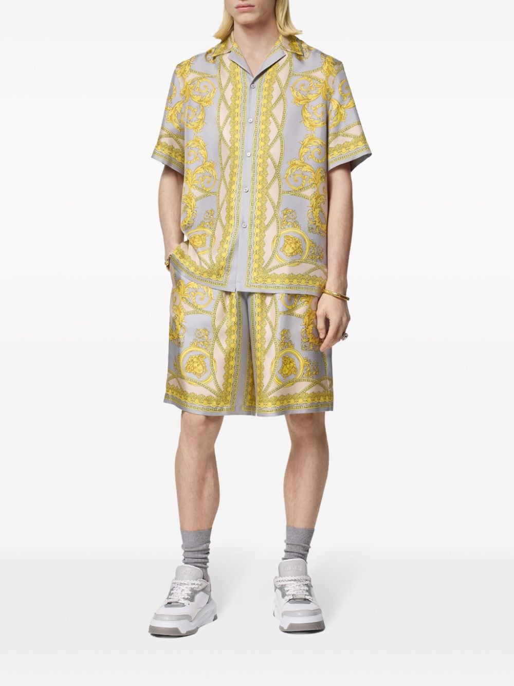 Versace Men's Shorts Golden