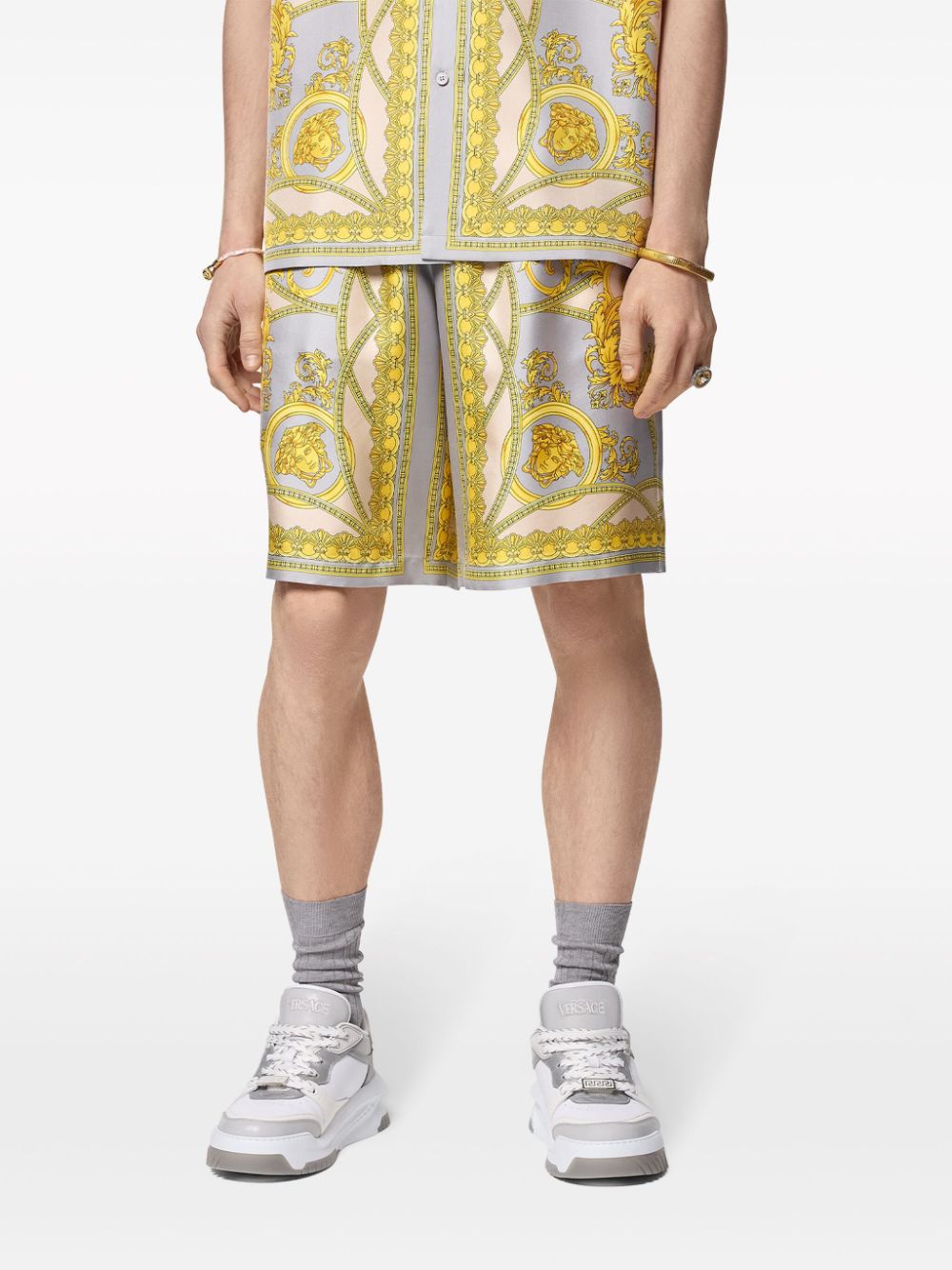 Versace Men's Shorts Golden