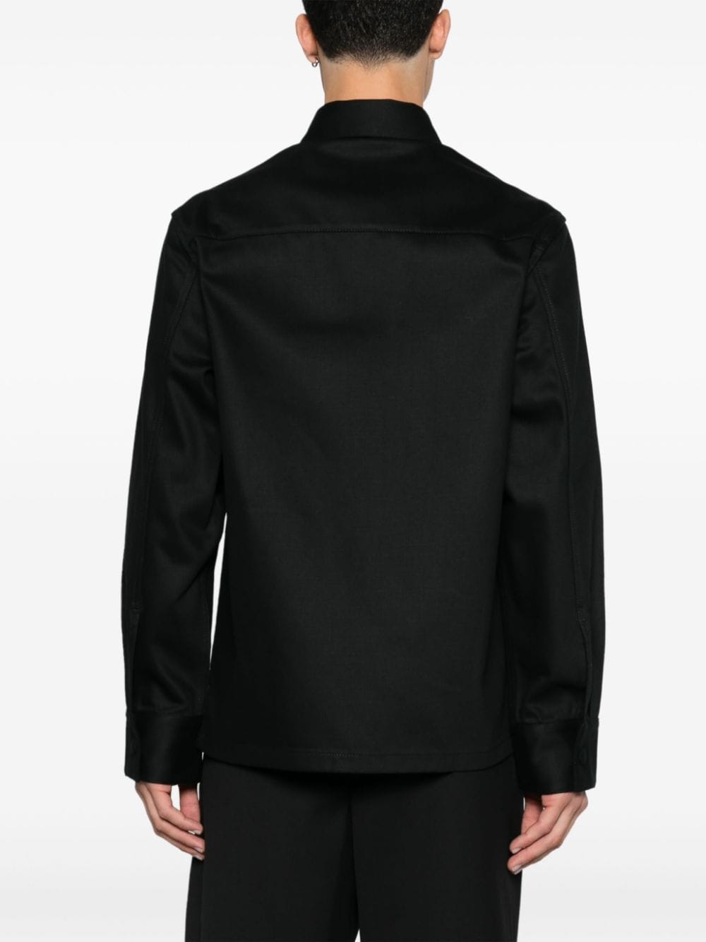 Jil Sander Men's Denim Cotton Shirt