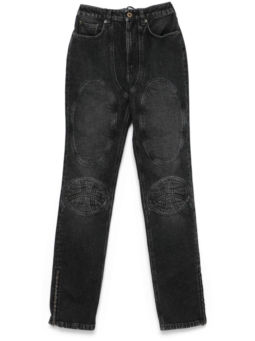 Jean Paul Gaultier Women's Padded Deatils Denim Jeans