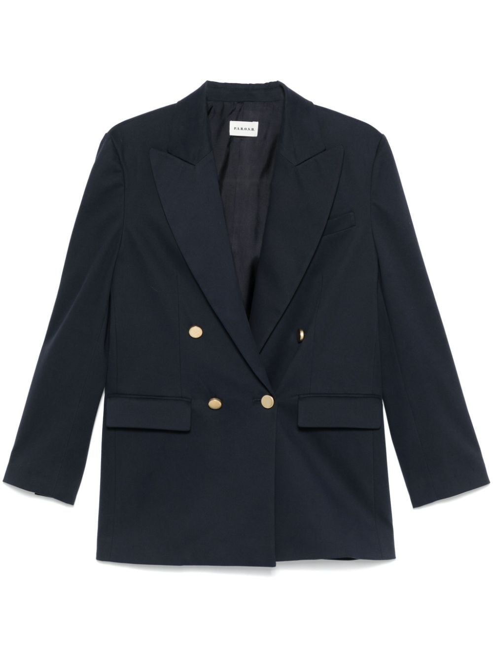 P.A.R.O.S.H. Women's Crew Cotton Blend Blazer Jacket