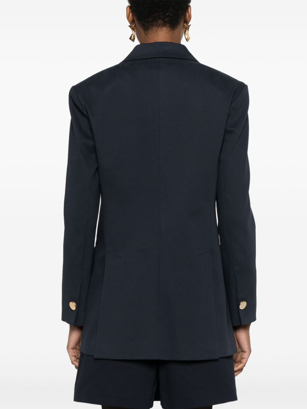 P.A.R.O.S.H. Women's Crew Cotton Blend Blazer Jacket