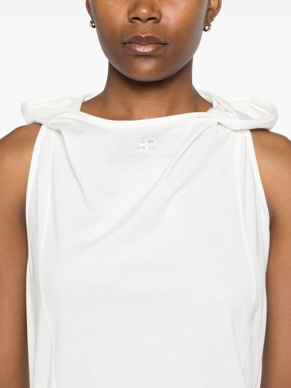 Courreges Women's Hooded Tank Top