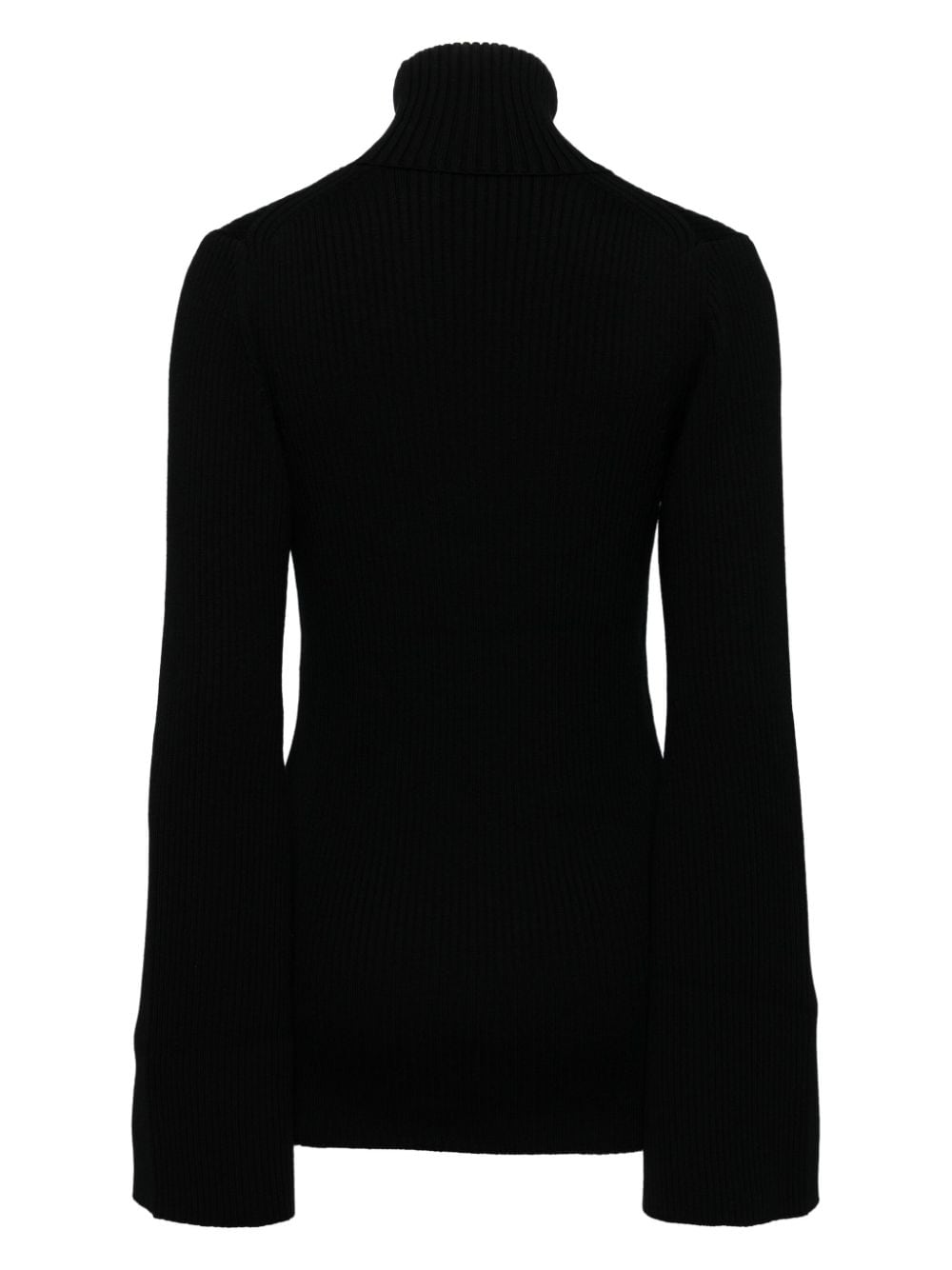 Junya Watanabe Women's Ribbed Wool Turtle-Neck Sweater