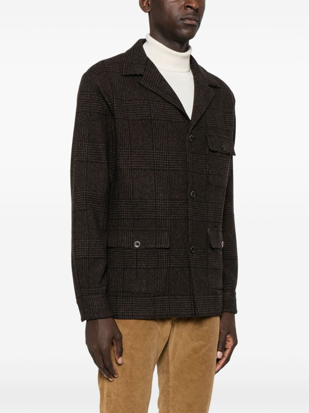 Finamore 1925 Napoli Men's Wool Single-Breasted Jacket