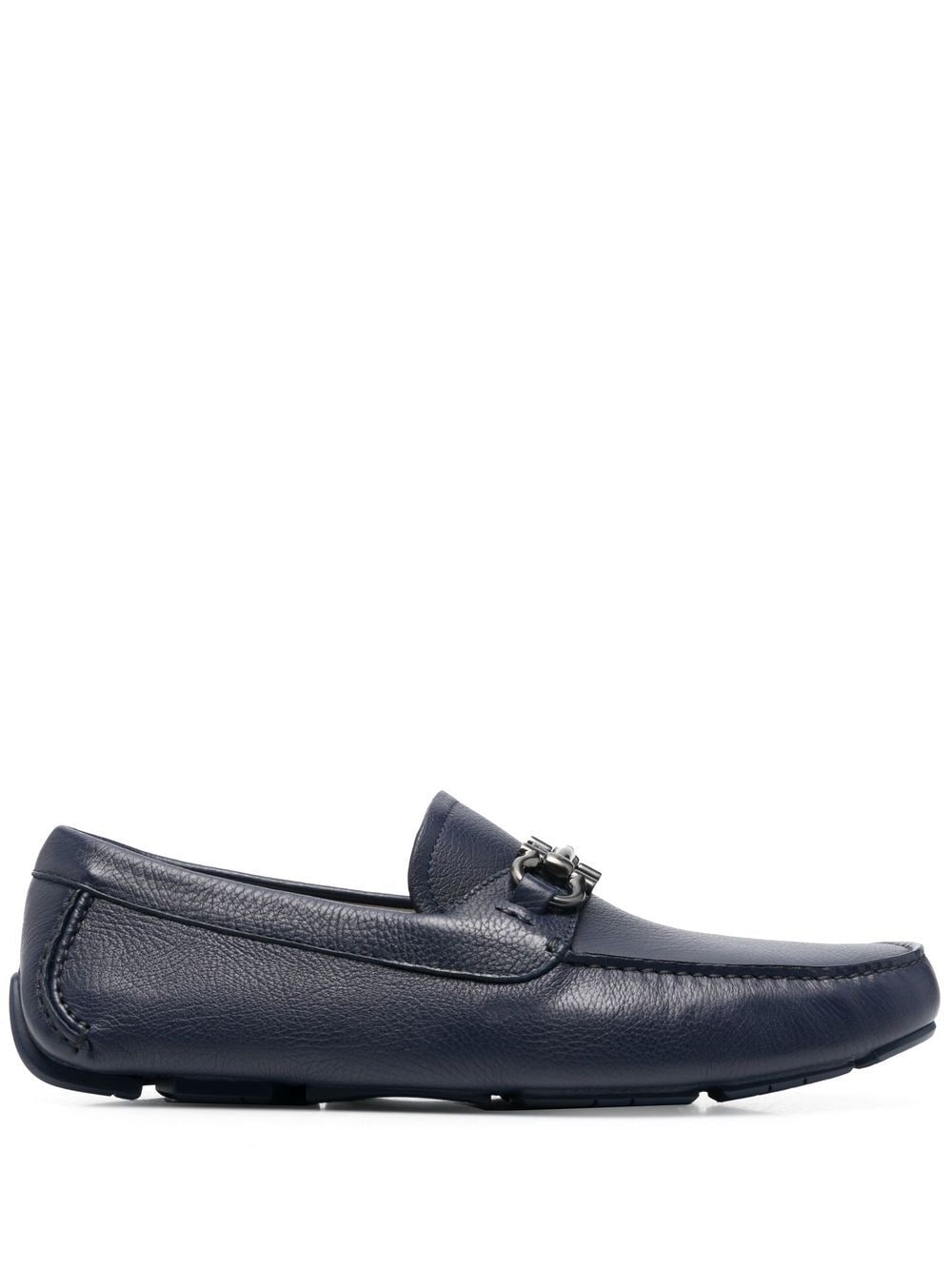 Ferragamo Men's Gancini Leather Loafers