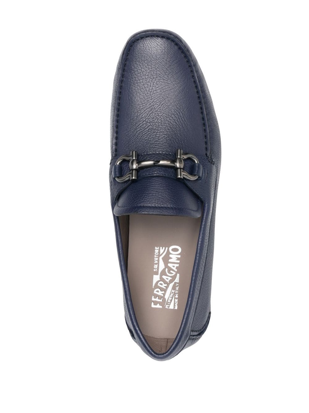 Ferragamo Men's Gancini Leather Loafers
