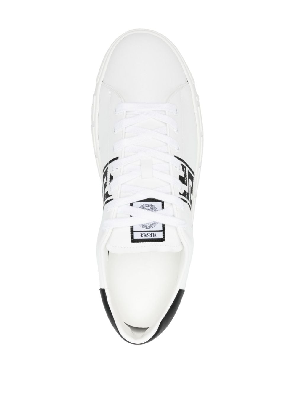 Versace Men's Greca Embroidered Sneakers