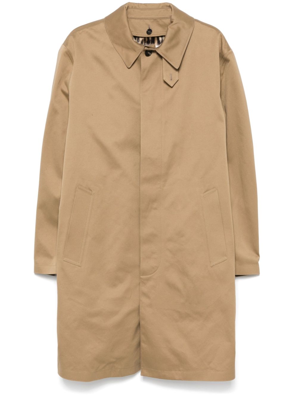 Saint Laurent Men's Cotton Gabardine Trench Coat