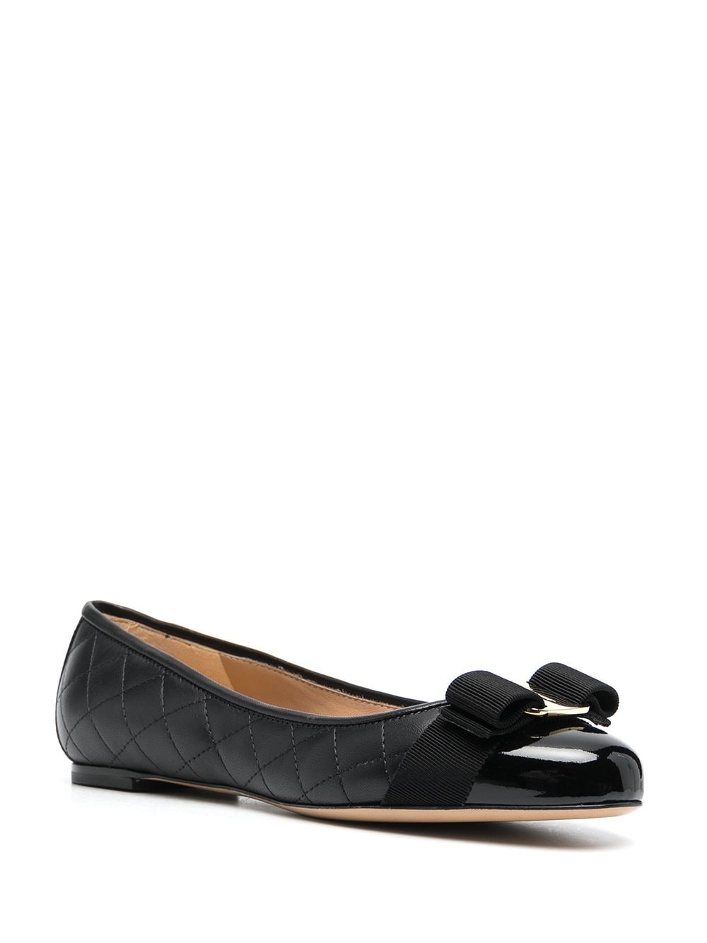 Ferragamo Women's Varina Quilted Ballerinas