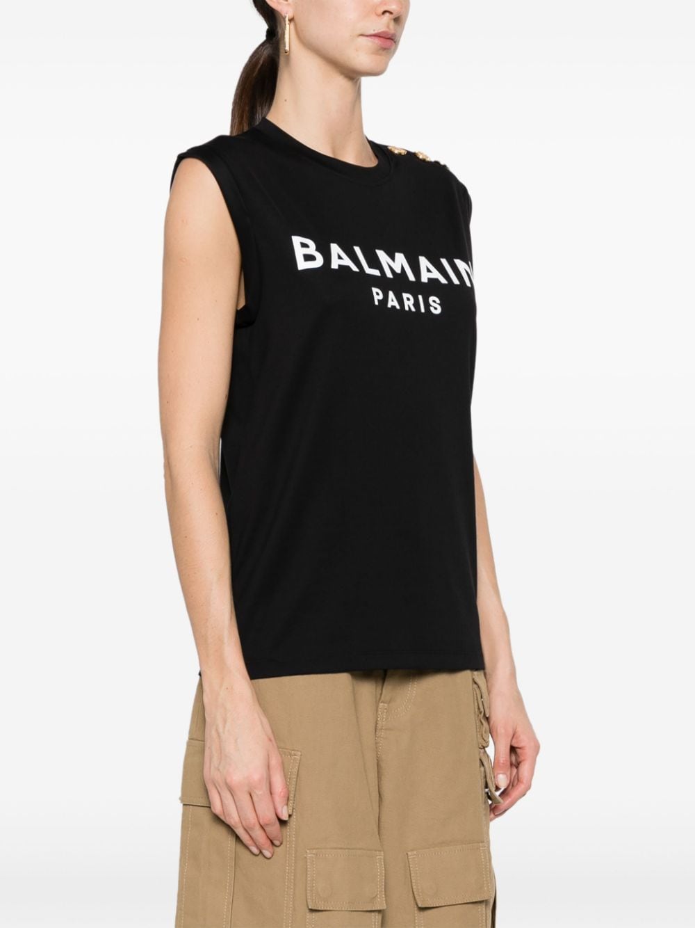 Balmain Women's Button Detail Top