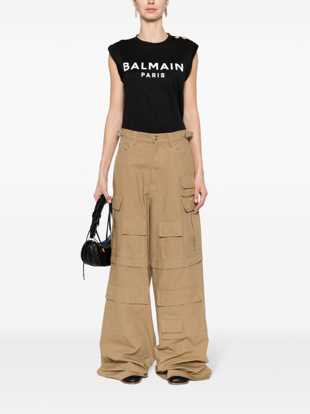 Balmain Women's Button Detail Top