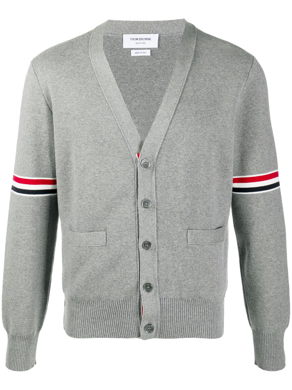 Thom Browne Men's Rwb Cotton Cardigan