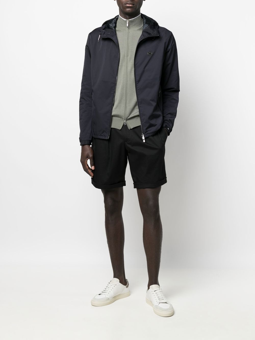 Emporio Armani Men's Water-Repellent Hooded Jacket