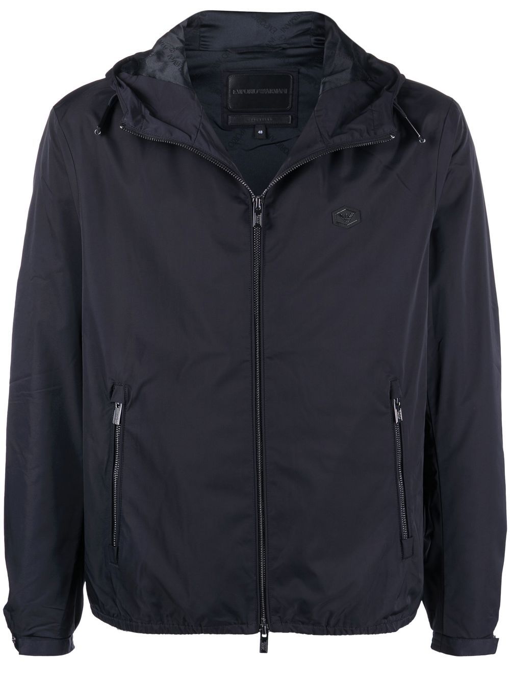 Emporio Armani Men's Water-Repellent Hooded Jacket