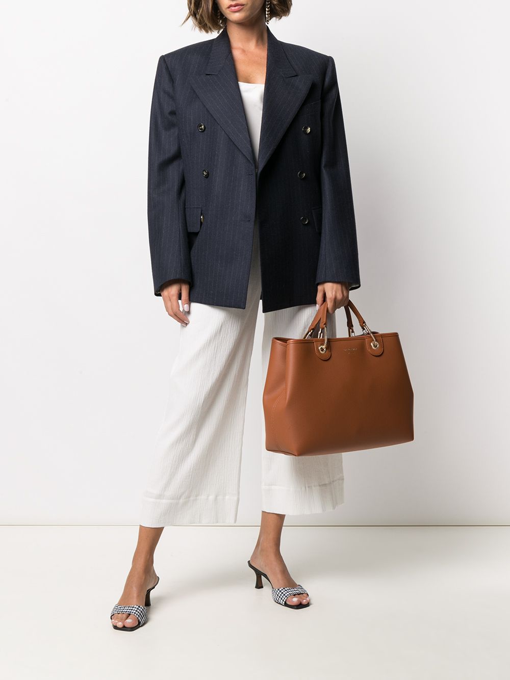 Emporio Armani Women's Logo-Strap Tote Bag