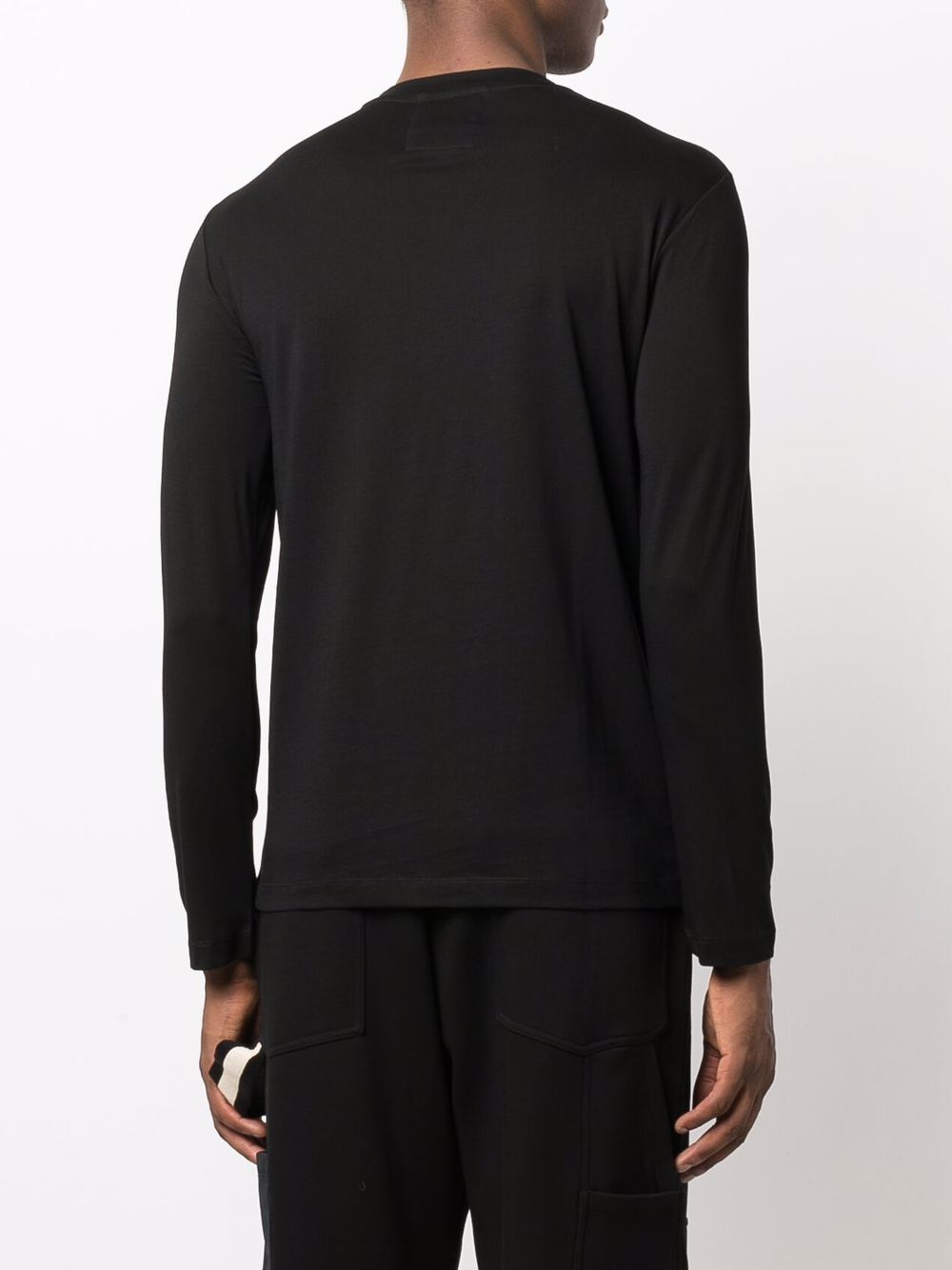 Emporio Armani Men's Logo Print Long Sleeve T-Shirt
