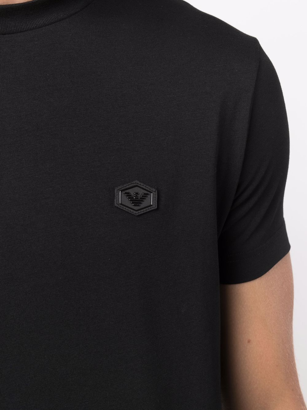 Emporio Armani Men's Logo Patch Short-Sleeved T-Shirt