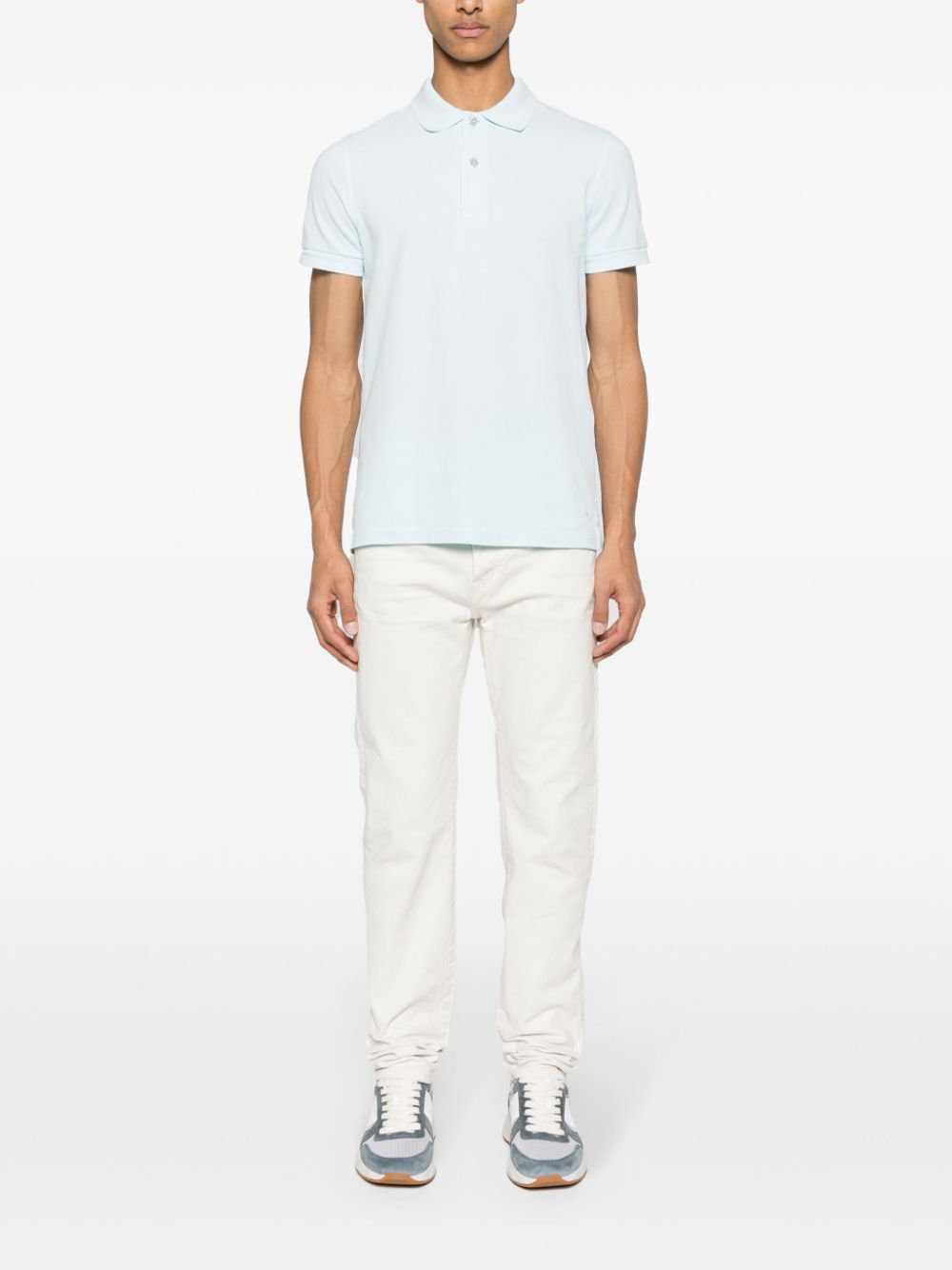 Tom Ford Men's T-Shirts And Polos Clear Blue