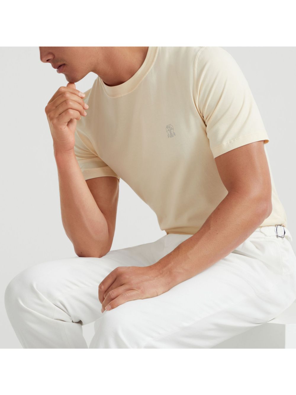 Brunello Cucinelli Men's T-Shirts And Polos Beige
