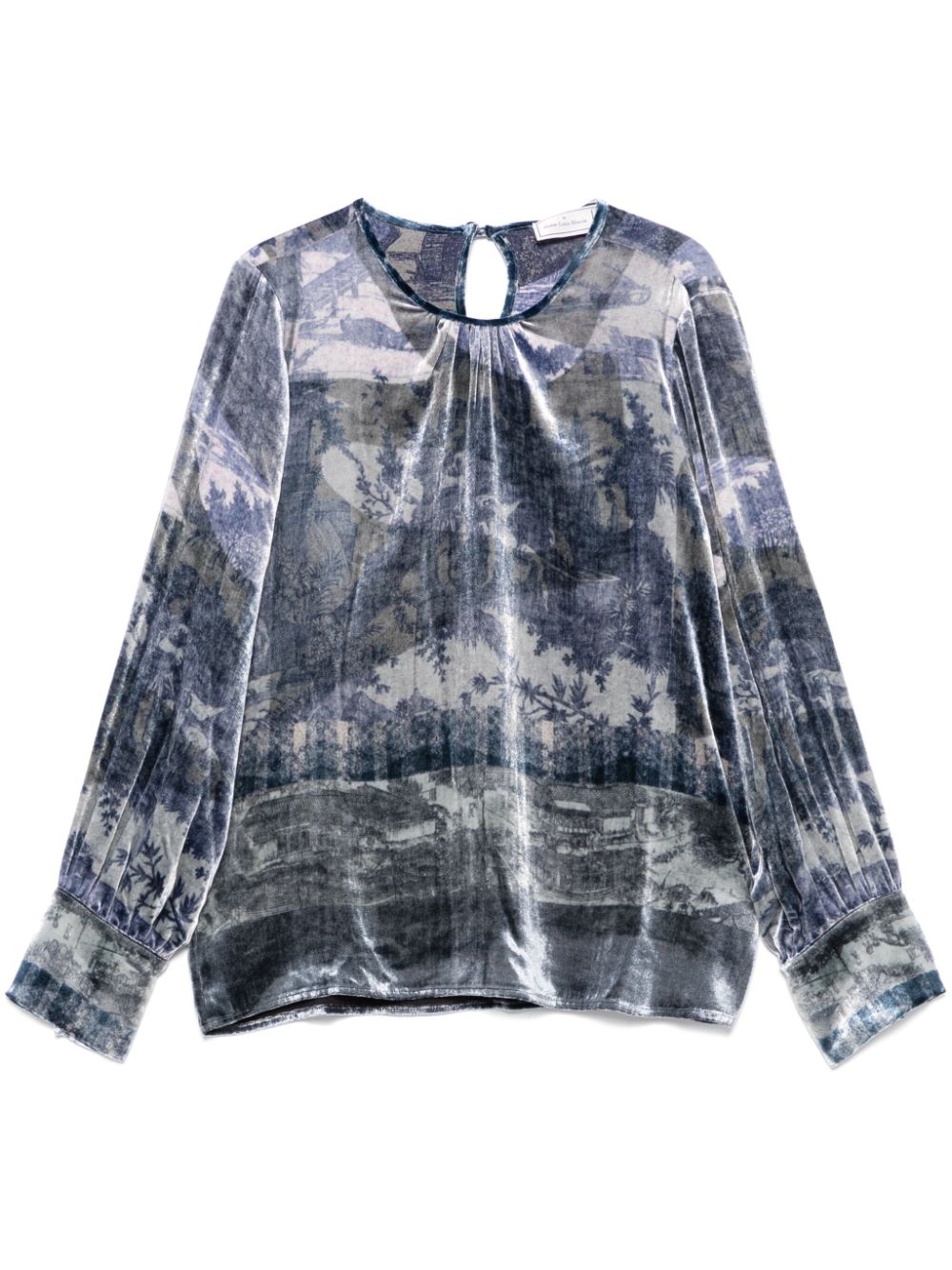 Pierre Louis Mascia Women's Silk Printed Blouse