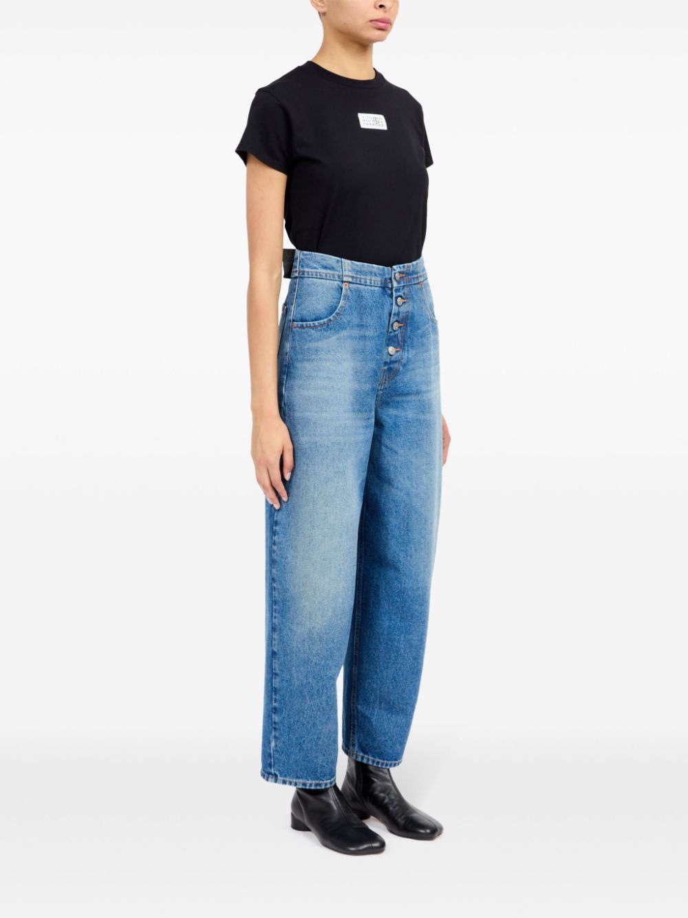 Mm6 Maison Margiela Women's Jeans Clear Blue