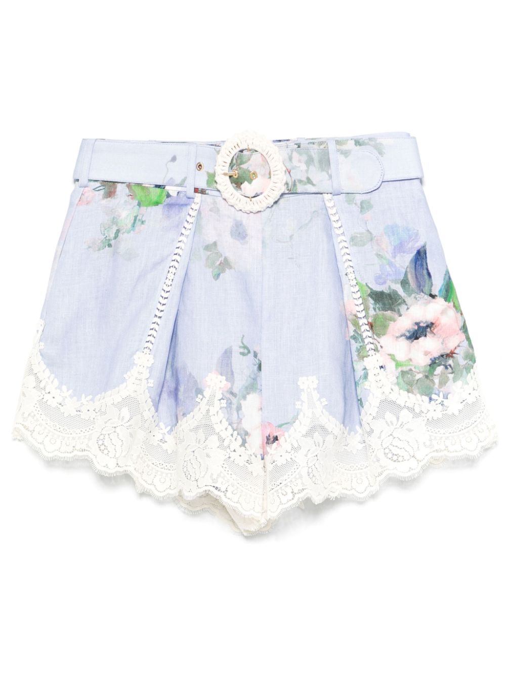 Zimmermann Women's Shorts Clear Blue