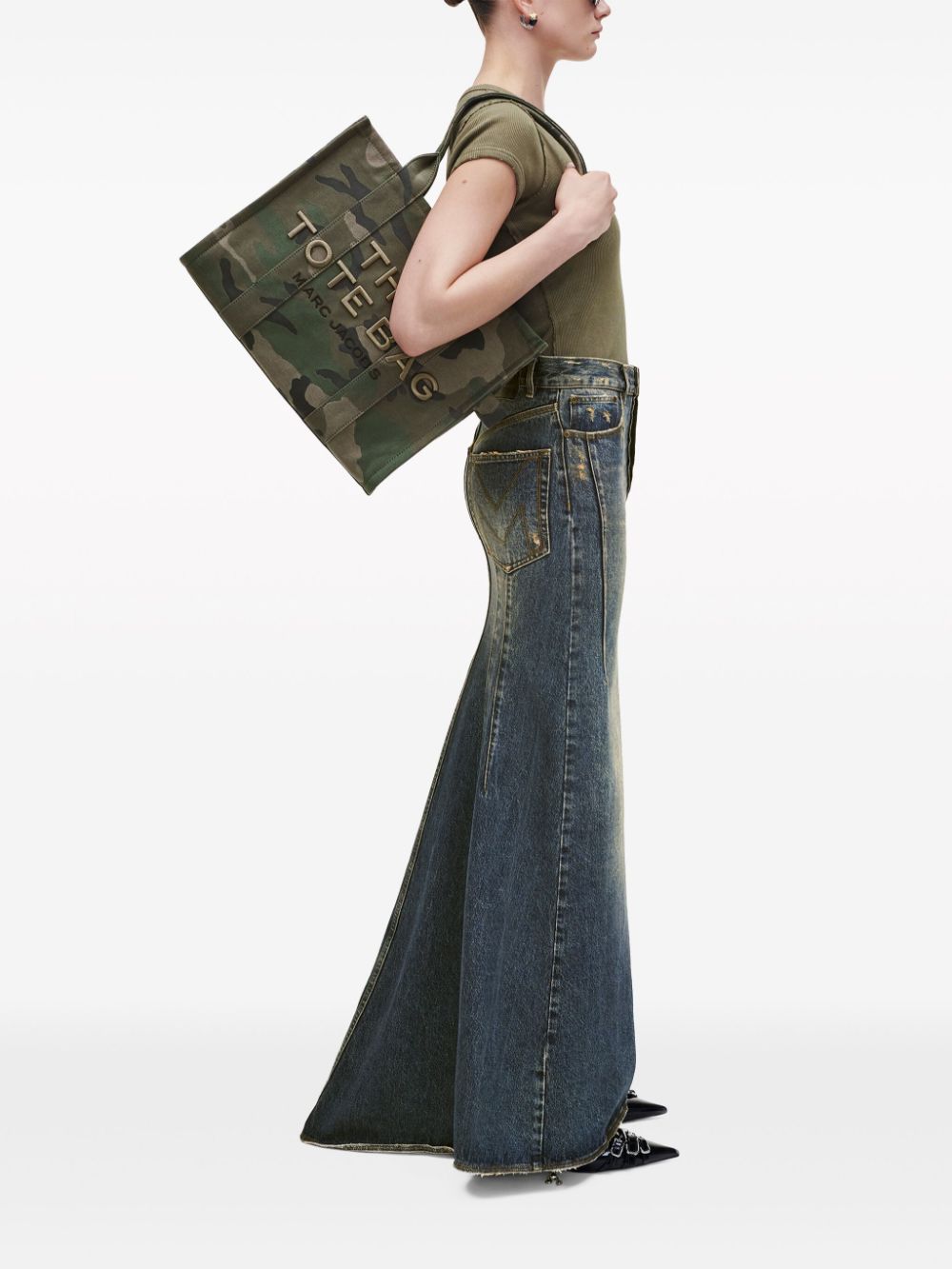Marc Jacobs Women's The Large Camo Jacquard Tote Bag