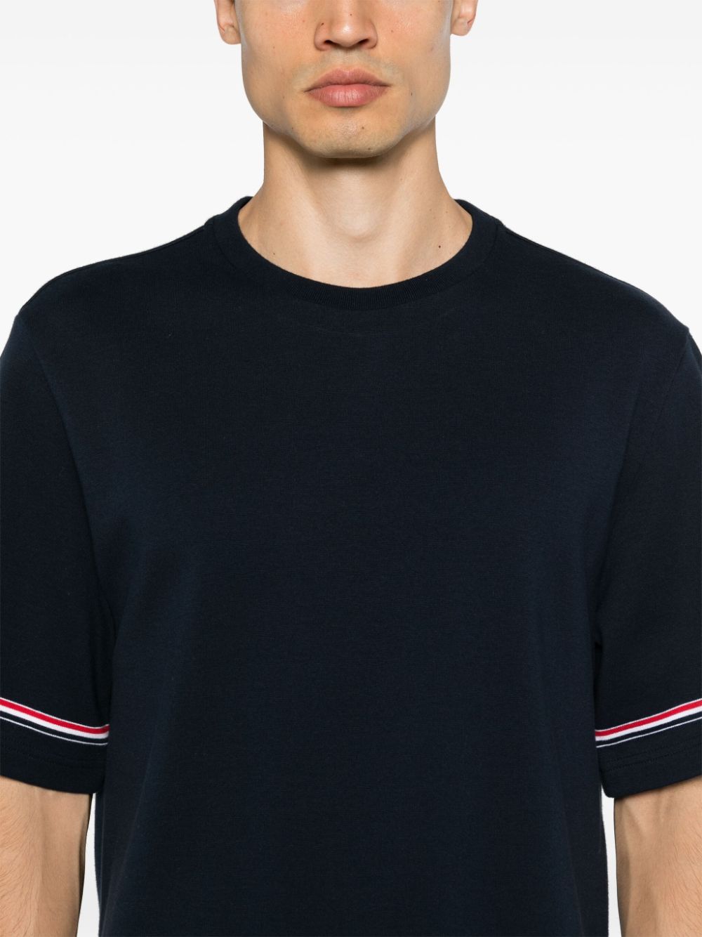 Thom Browne Men's T-Shirts And Polos Blue