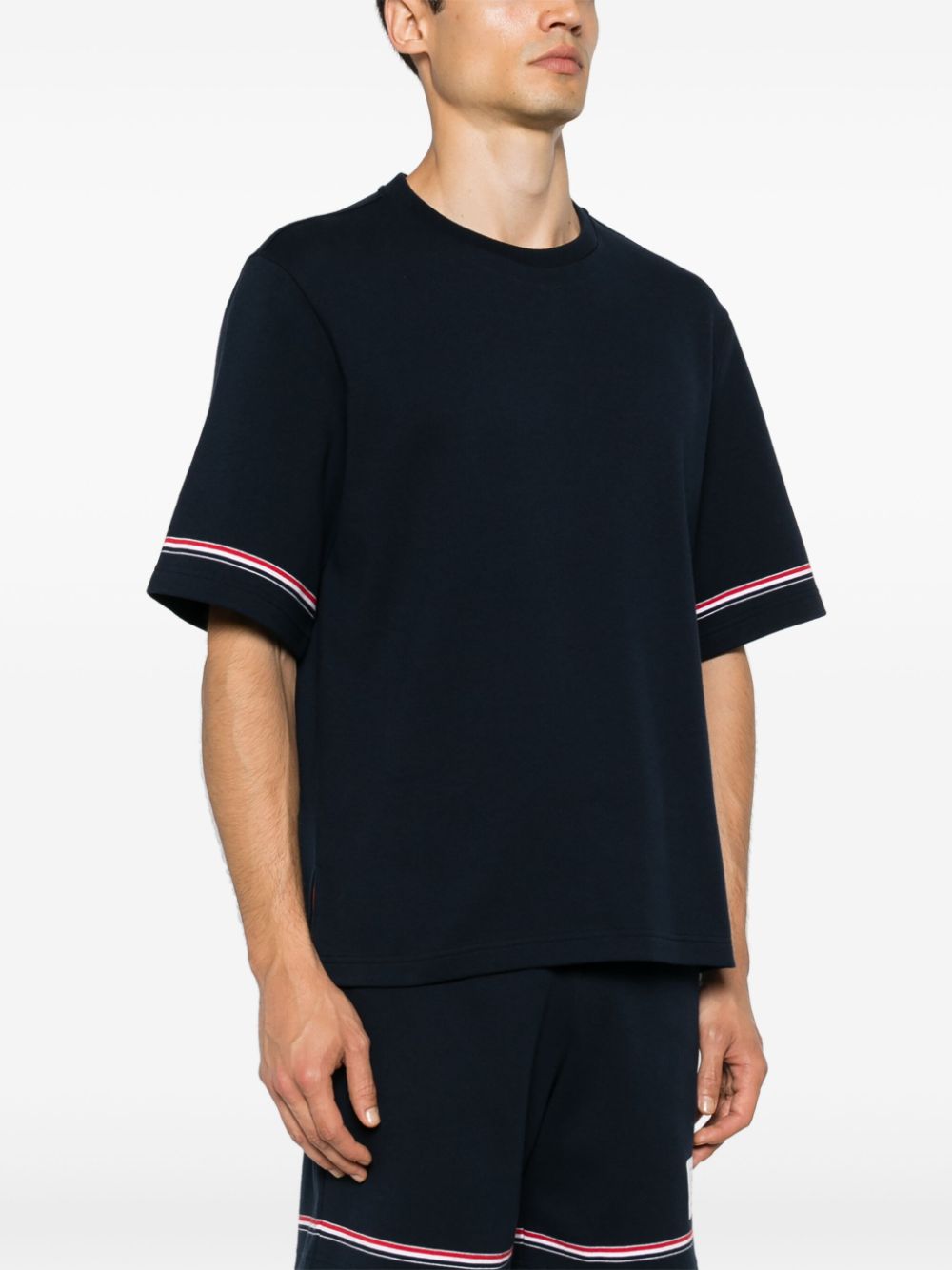 Thom Browne Men's T-Shirts And Polos Blue