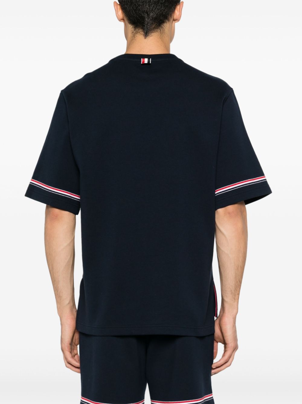 Thom Browne Men's T-Shirts And Polos Blue