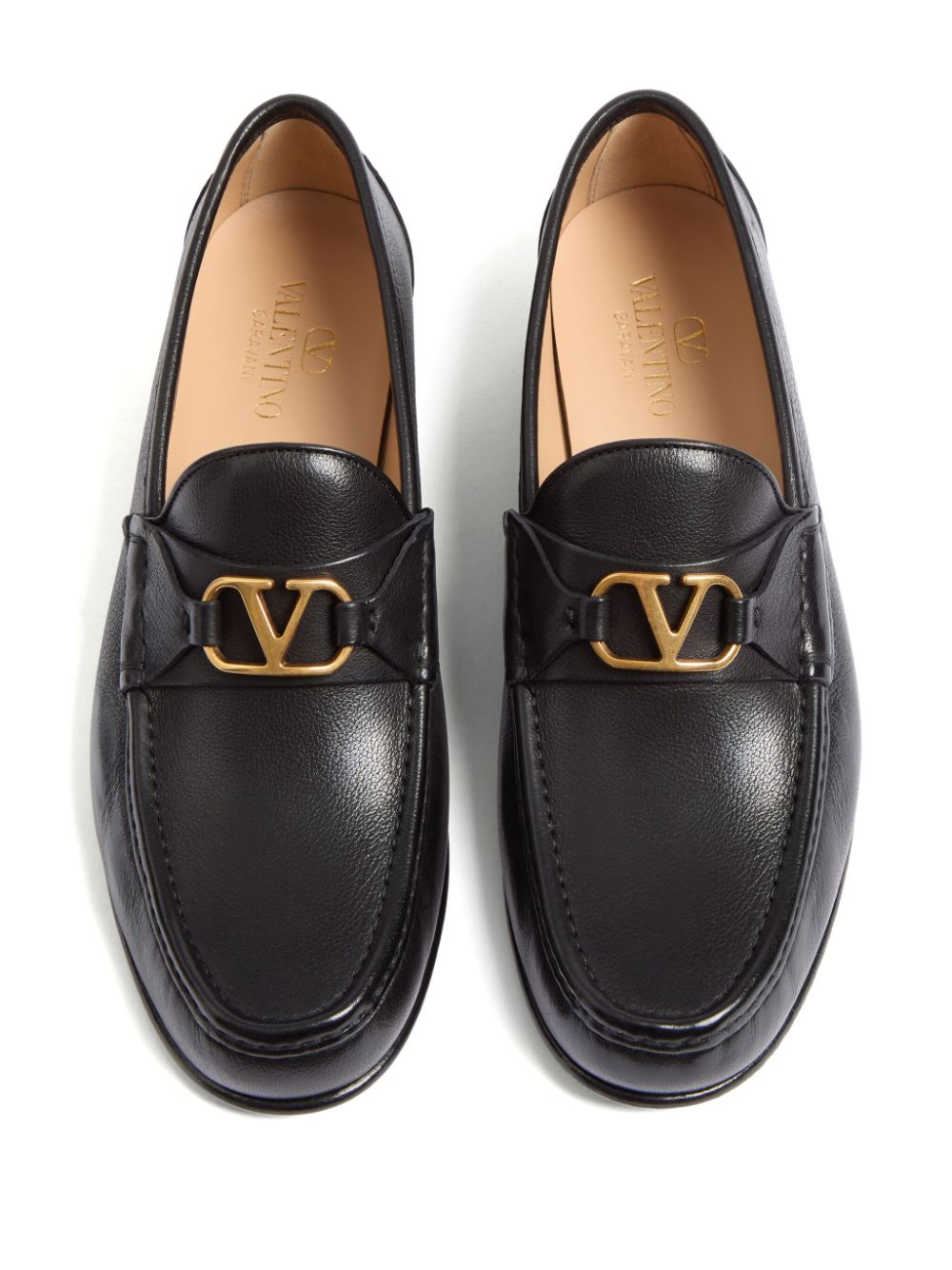 Valentino Garavani Men's Vlogo Signature Moccasin In Buffalo