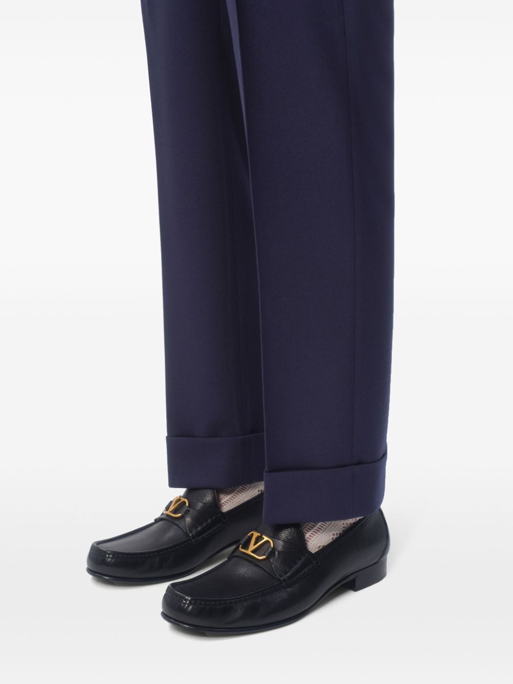 Valentino Garavani Men's Vlogo Signature Moccasin In Buffalo