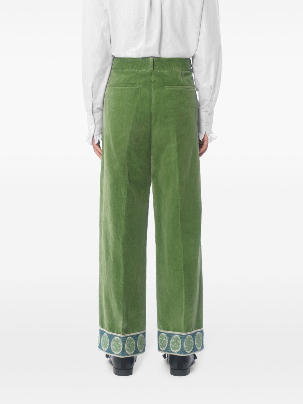 Valentino Men's Trousers Green
