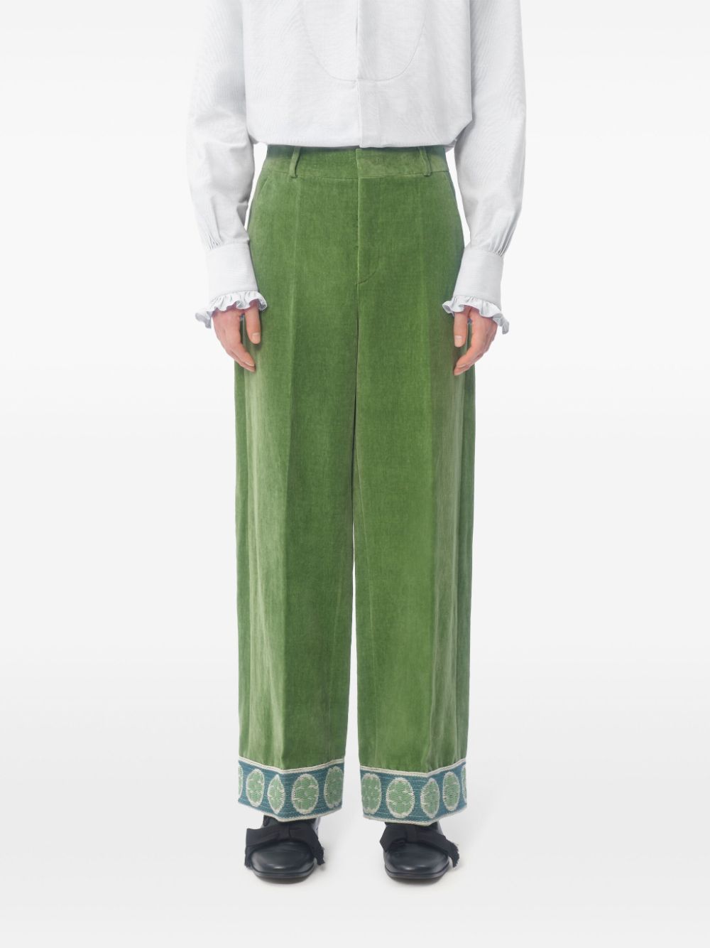Valentino Men's Trousers Green