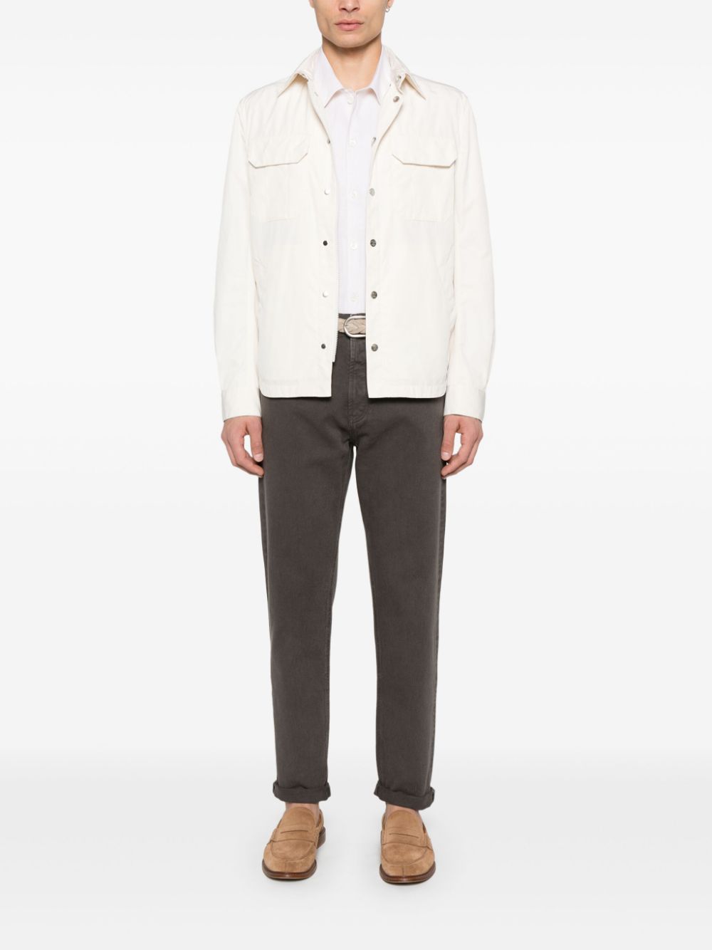 Brunello Cucinelli Men's Shirts Beige