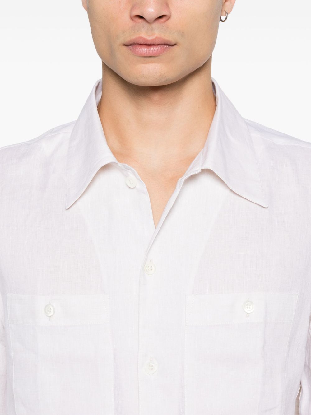 Brunello Cucinelli Men's Shirts Beige