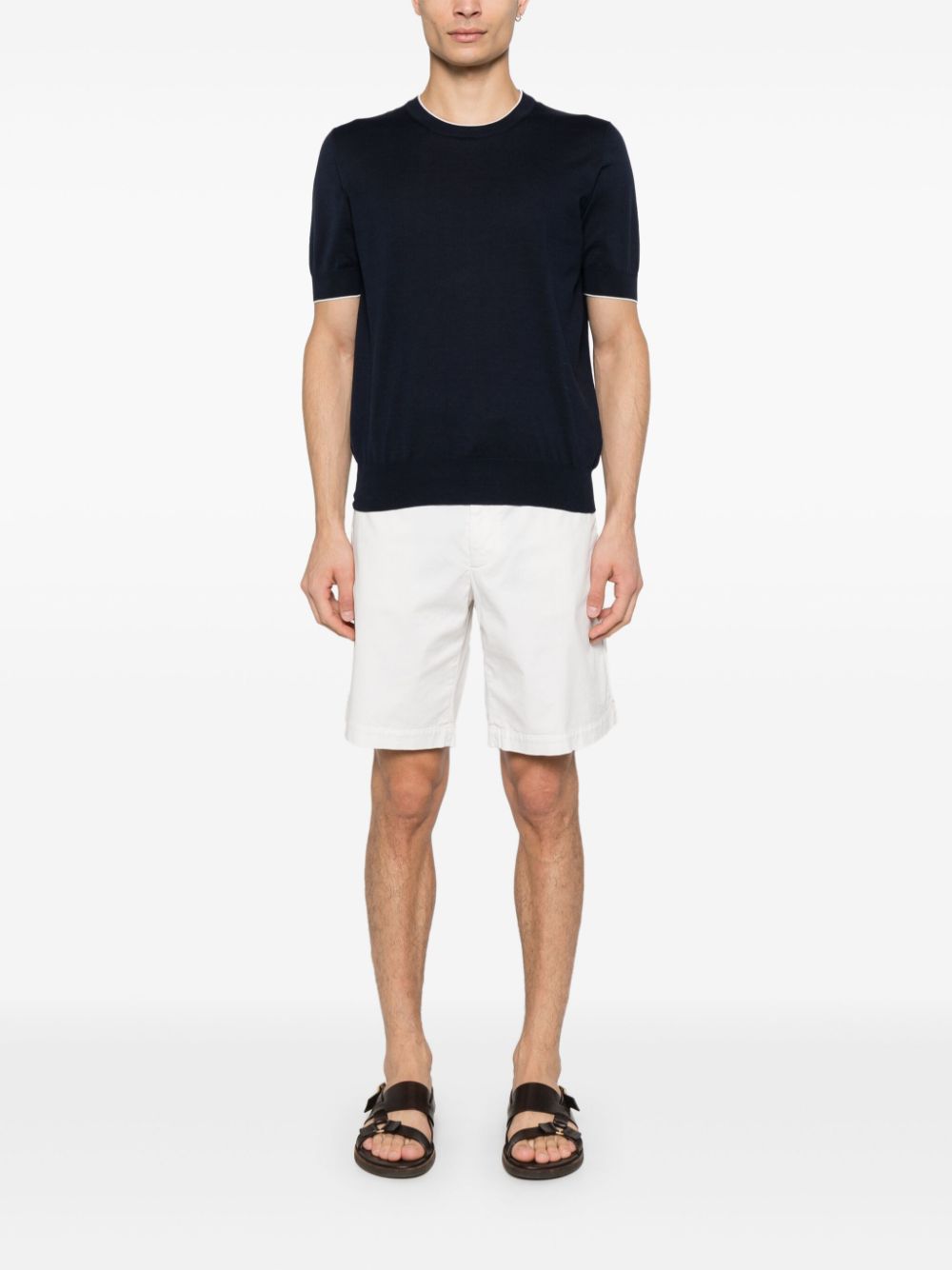 Brunello Cucinelli Men's T-Shirts And Polos Blue