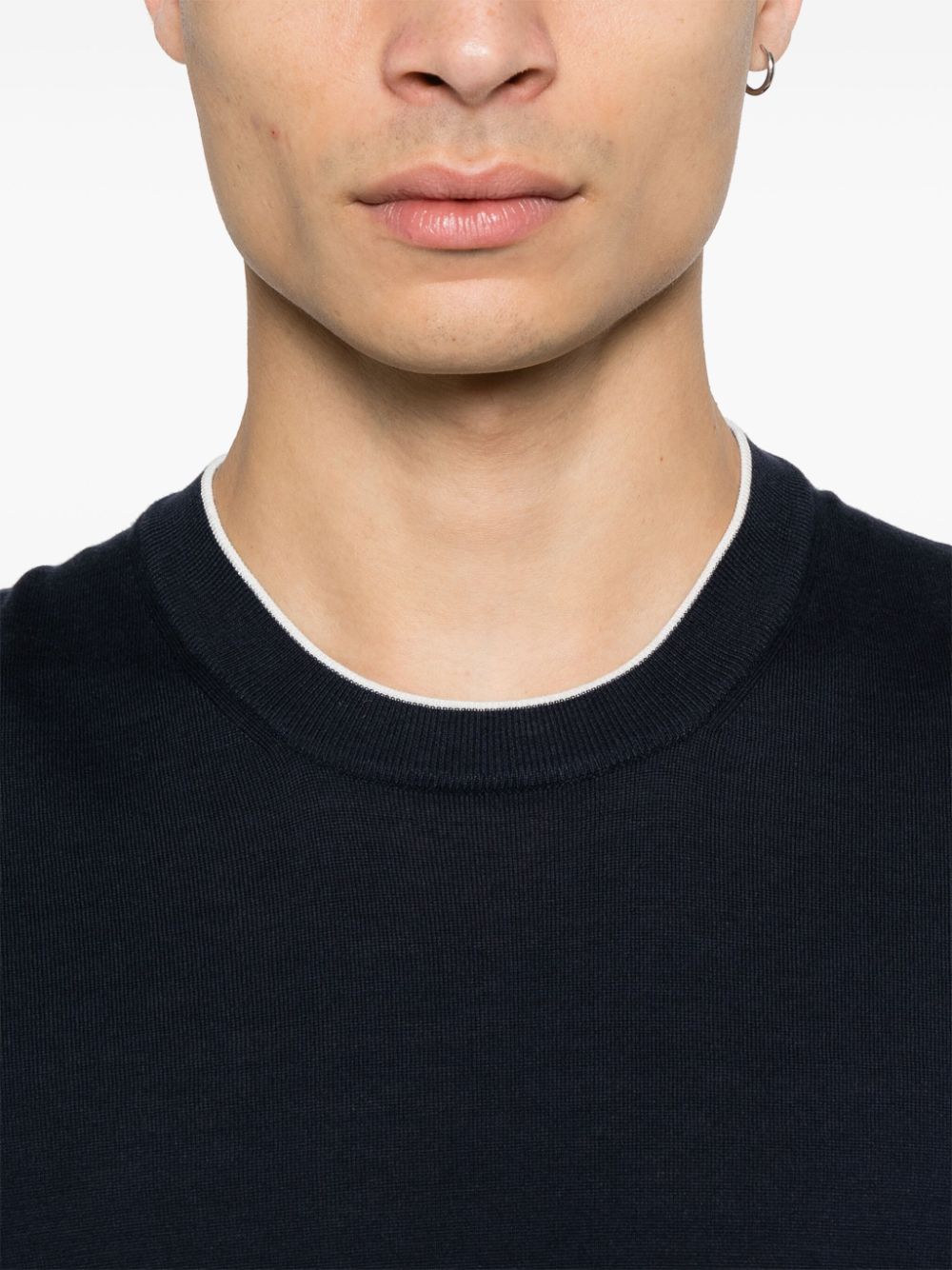 Brunello Cucinelli Men's T-Shirts And Polos Blue