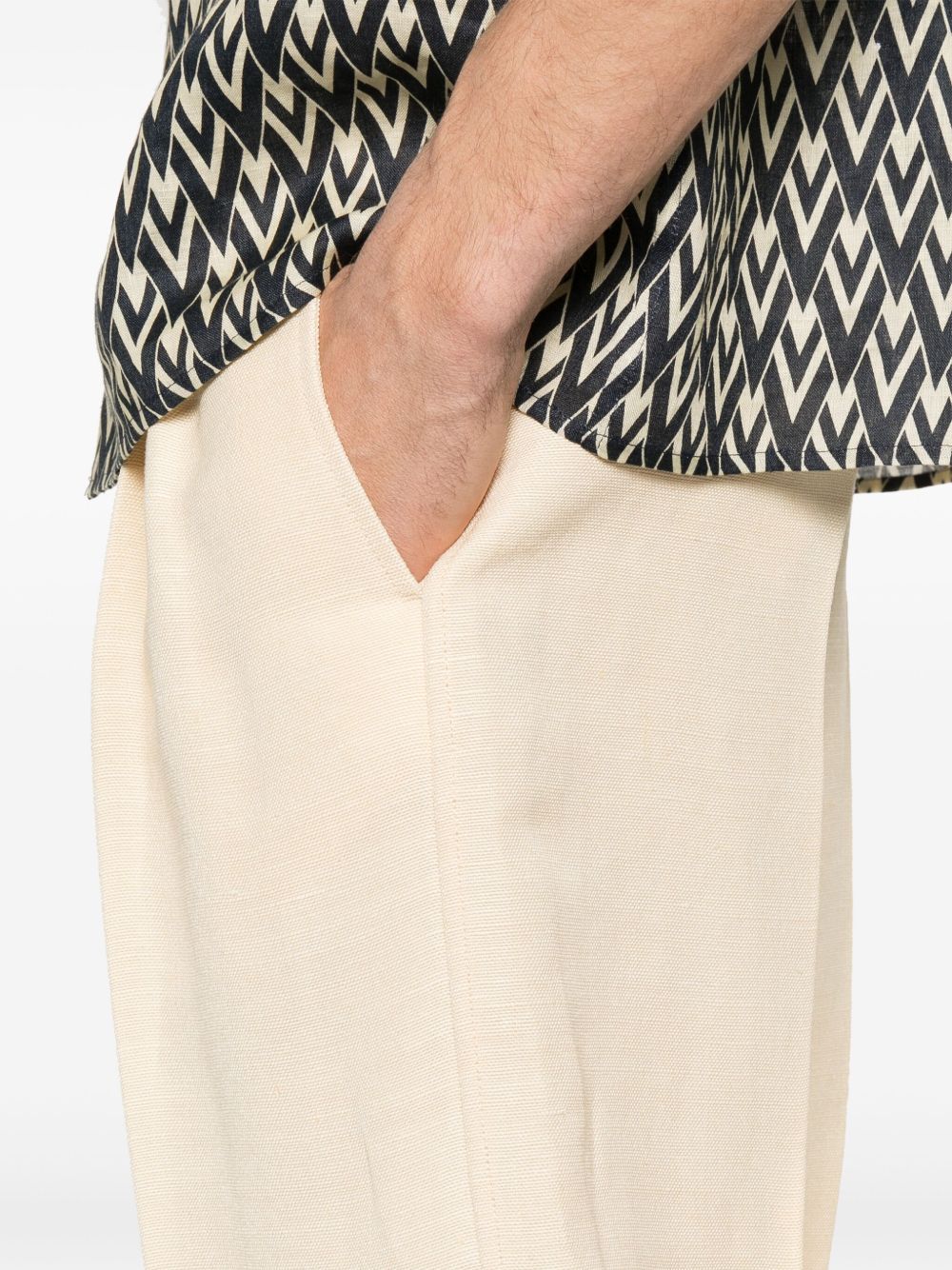 Valentino Men's Embossed Shorts